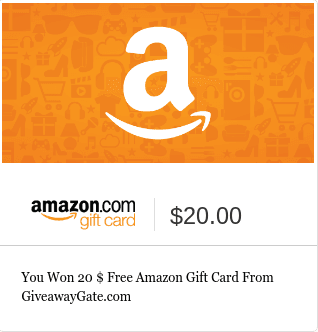 Free Amazon Gift Cards Giveaway